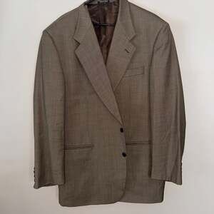 ISSIMO Vintage Men's 100% Virgin Wool Sport Coat Blazer Made in Italy size 48L